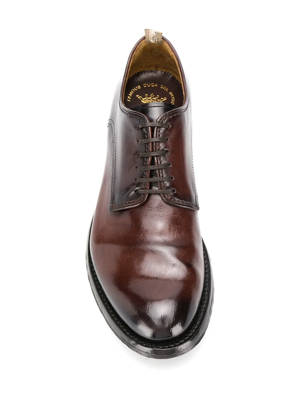 Men Officine Creative Burnished Derby Shoes - Image 4