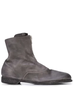 Men Guidi Zipped Ankle Boots