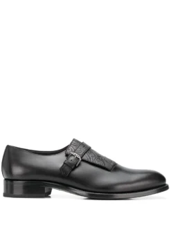 Men ETRO Glossed Monk Shoes