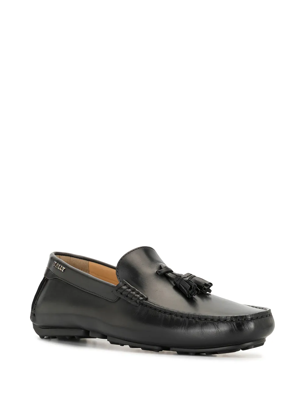 Men Bally Tasselled Leather Loafers - Image 2