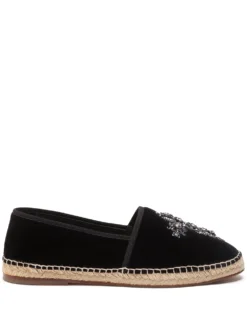 Men Dolce & Gabbana Cross-embroidered Espadrilles