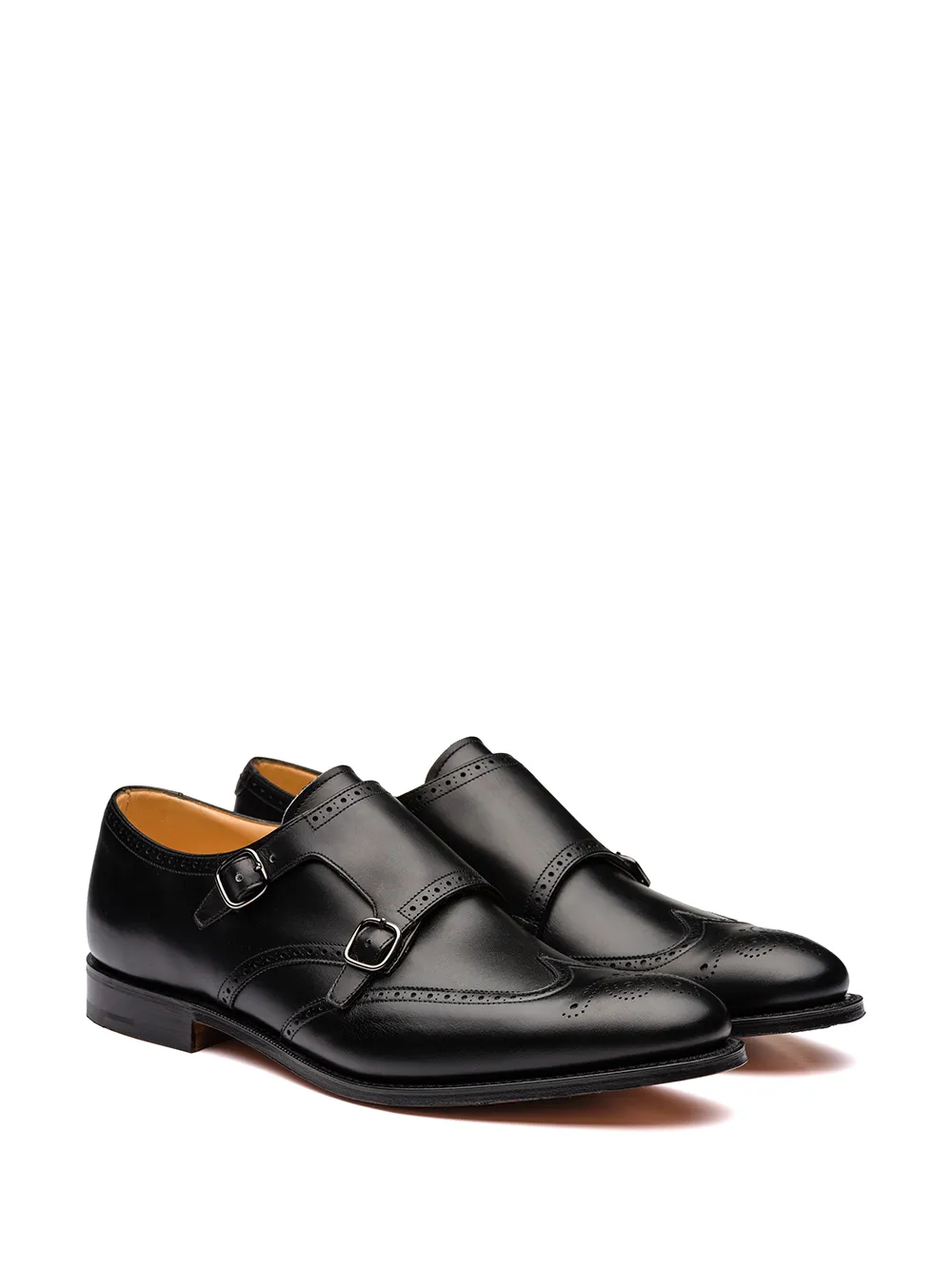Men Church's Chicago Calf Leather Monk Strap Shoes - Image 2