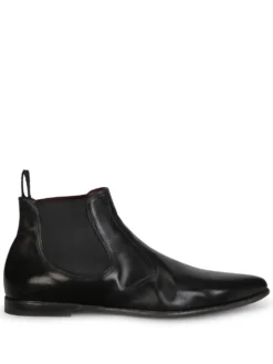 Men Dolce & Gabbana Slip-on Calf Leather Boots