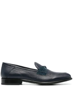 Men ETRO Slip-on Leather Loafers