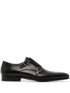 Men Magnanni Double-buckle Monk Shoes