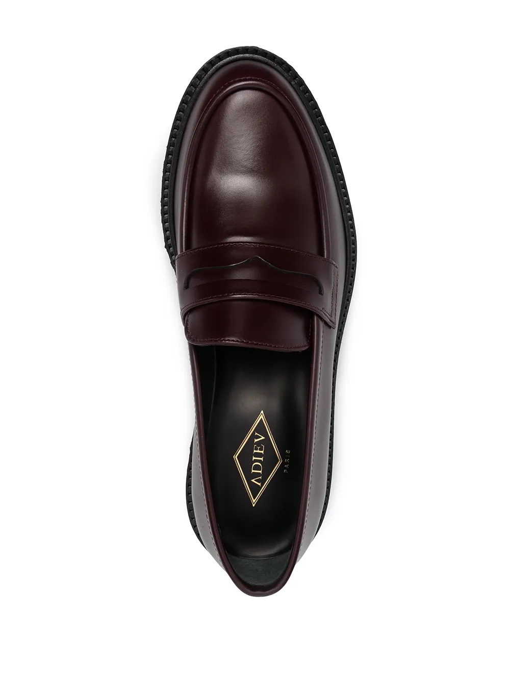 Men Adieu Paris Type 5 Leather Loafers - Image 4