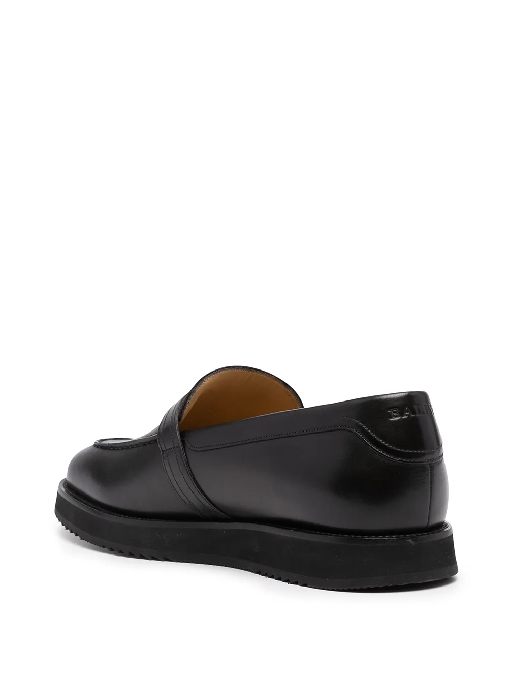 Men Bally Pinnox Leather Loafers - Image 3