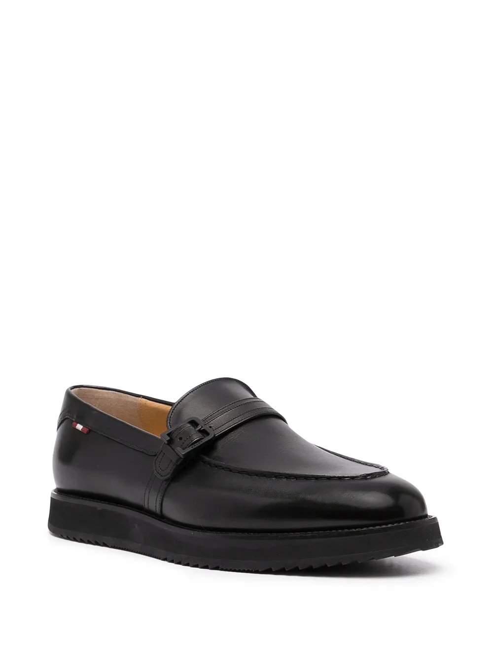 Men Bally Pinnox Leather Loafers - Image 2