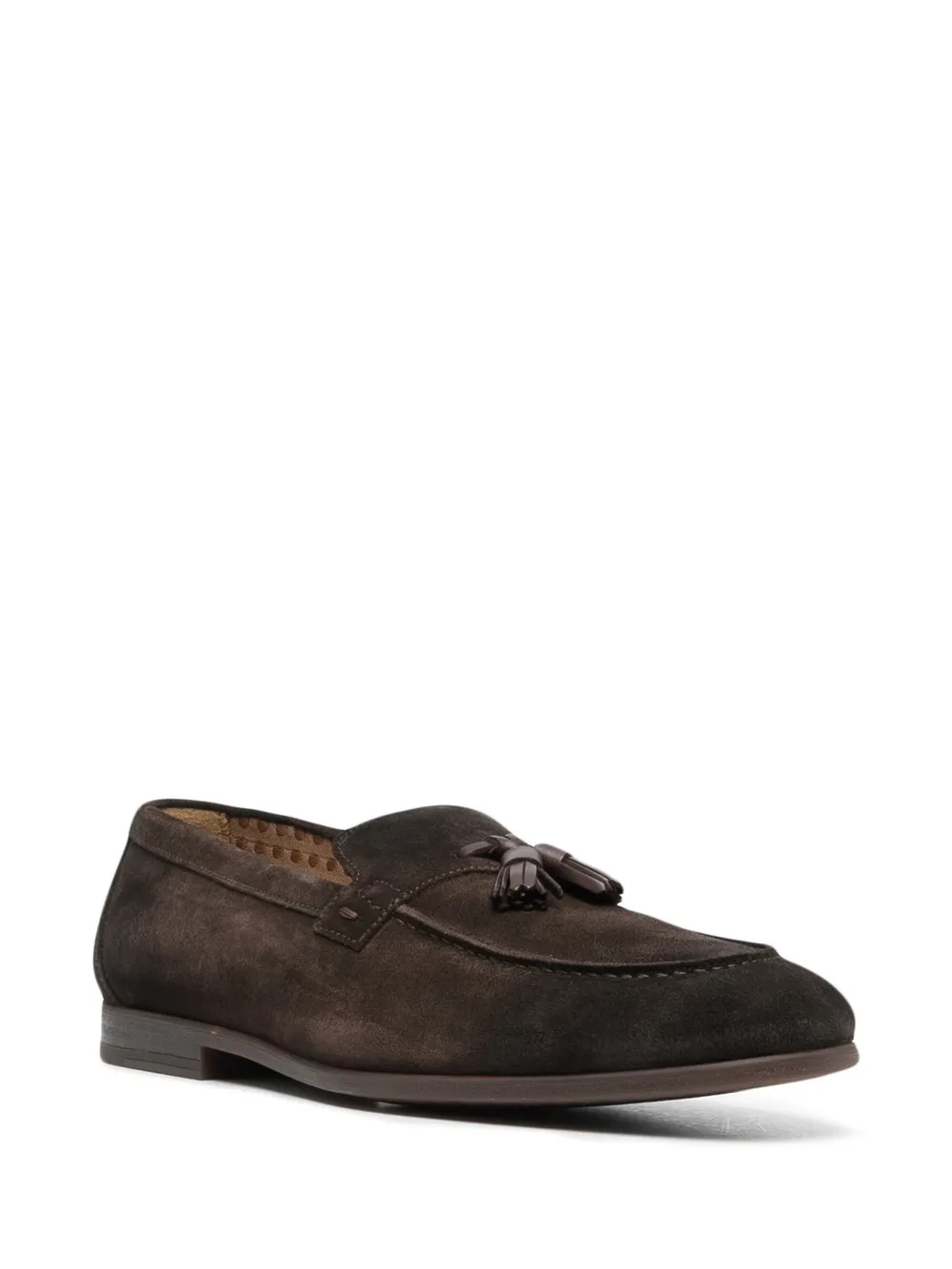 Men Doucal's Tassel-detail Suede Loafers - Image 2