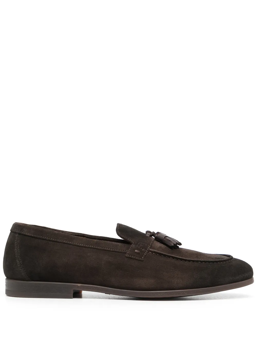 Men Doucal's Tassel-detail Suede Loafers