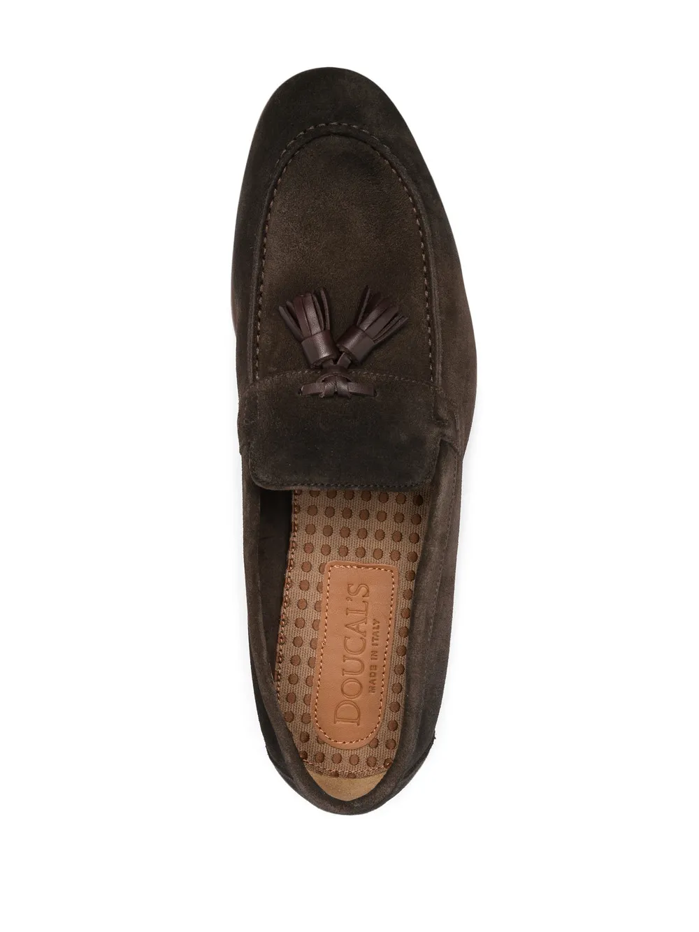 Men Doucal's Tassel-detail Suede Loafers - Image 4