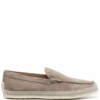 Men Tod&apos;s Round-toe Slip-on Loafers