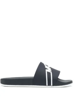 Men Michael Kors Jake Logo Slides