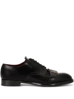 Men Dolce & Gabbana Logo-plaque Derby Shoes