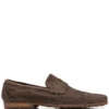 Men Premiata Woven Leather Loafers