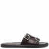 Men Scarosso Costantino Buckle-embellished Slides