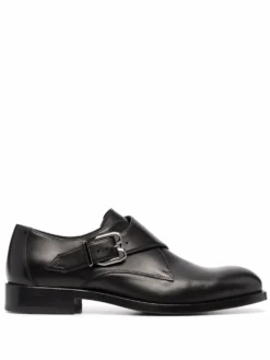 Men Versace Monk Strap Leather Shoes