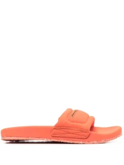 Men Heron Preston Logo-patch Slip-on Slides