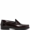 Men Tod&apos;s Exposed Stitch Leather Loafers