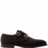 Men Crockett & Jones Suede Monk Shoes