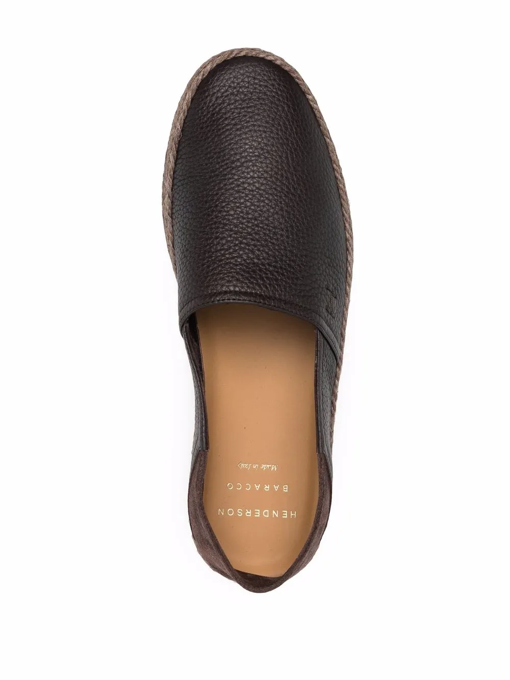 Men Henderson Baracco Kos Pebbled-effect Espadrilles - Image 4