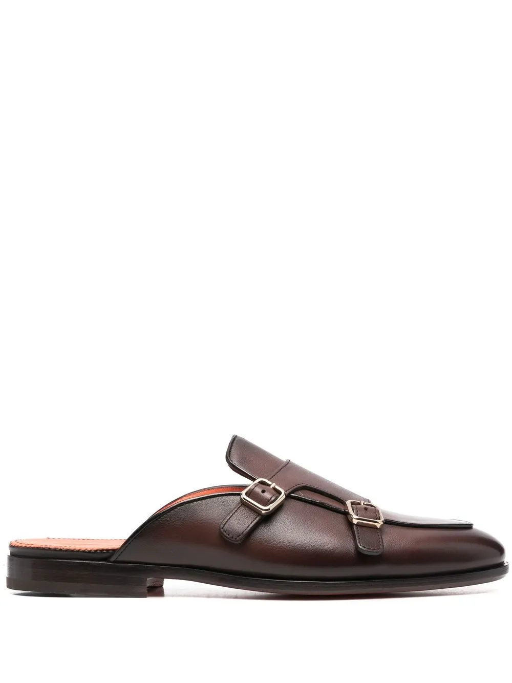 Men Santoni Monk Strap Mules