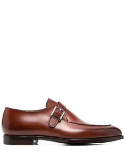 Men Crockett & Jones Lawrence Buckled Monk Shoes