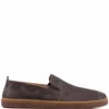 Men Henderson Baracco Almond-toe Suede Loafers