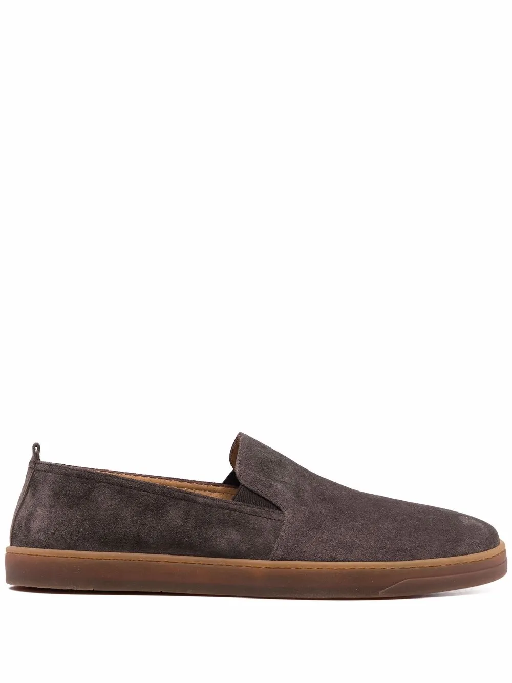 Men Henderson Baracco Almond-toe Suede Loafers