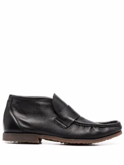 Men Premiata Ankle Leather Loafers