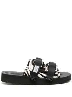 Men Suicoke VHL Animal-print Sliders