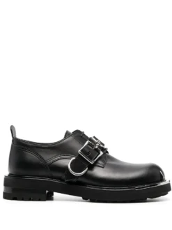 Men Roberto Cavalli Buckle-fastening Monk Strap Shoes