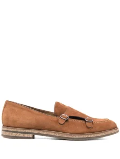 Men Barrett Double-strap Monk Shoes