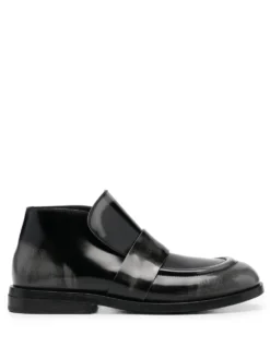 Men Marsèll Burnished Leather Loafers