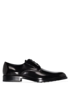 Men Tod&apos;s Polished Leather Derby Shoes