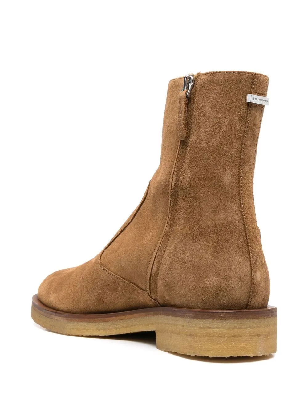 Men NEW STANDARD Logo-plaque Detail Ankle Boots - Image 3