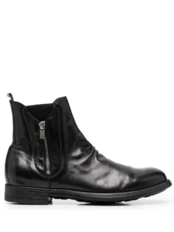 Men Officine Creative Side-zip Leather Boots