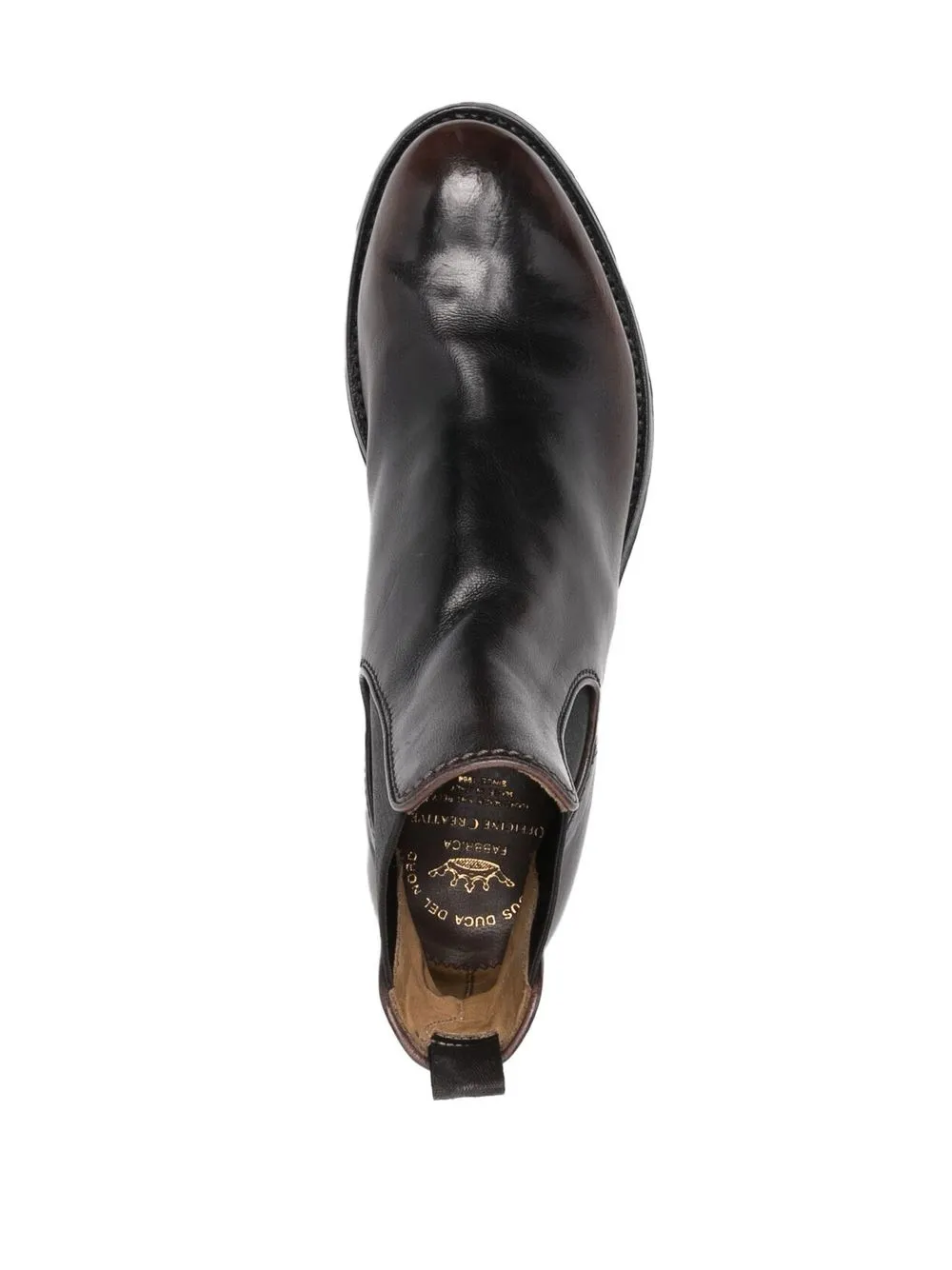 Men Officine Creative Leather Ankle Boots - Image 4