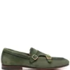 Men Santoni Carlos Double-strap Monk Shoes