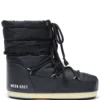 Men Moon Boot Quilted Logo-print Ankle Boots