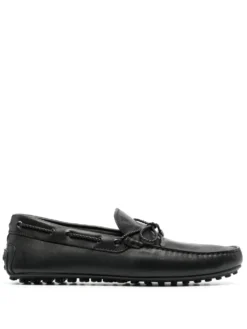 Men Tod&apos;s Bow-detail Leather Loafers