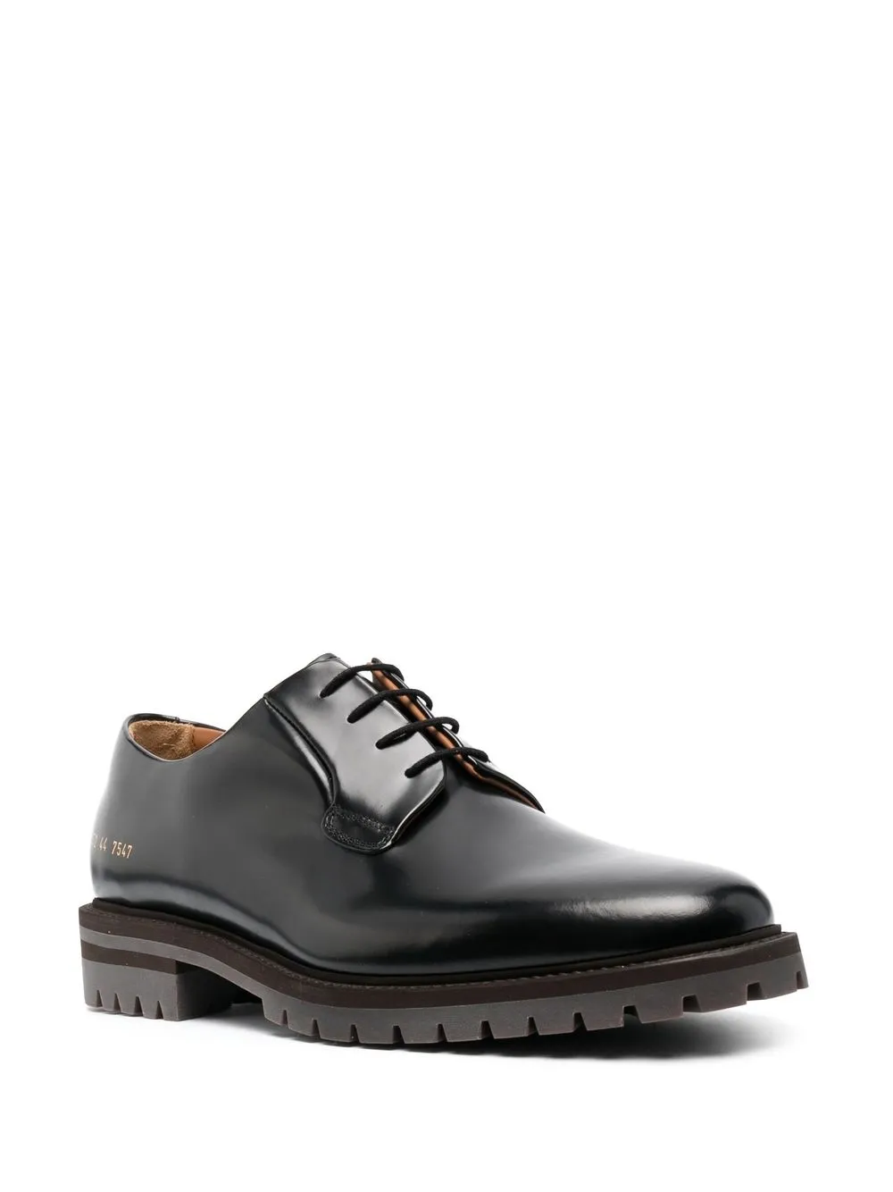 Men Common Projects Leather Derby Shoes - Image 2