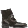 Men Guidi Ankle-length Leather Boots