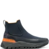 Men Santoni Contrast-panel Chelsea Boots
