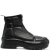 Men Guidi Zip-front Leather Ankle Boots