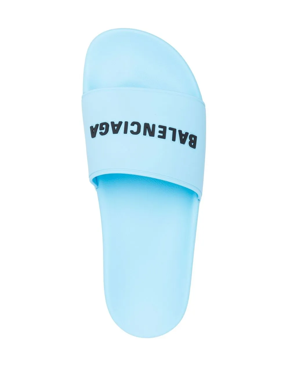 Men Balenciaga Logo-detail Pool Slides - Image 4