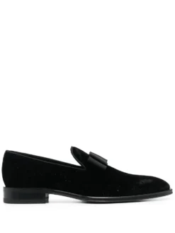 Men Dsquared2 Almond-toe Bow-detail Loafers
