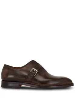 Men Bontoni Buckled Leather Shoes