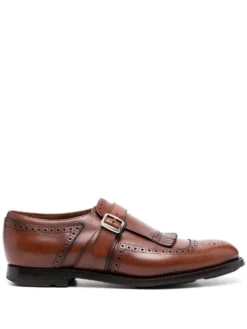 Men Church's Shanghai Leather Monk Shoes