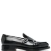 Men Santoni Double Buckle Loafers